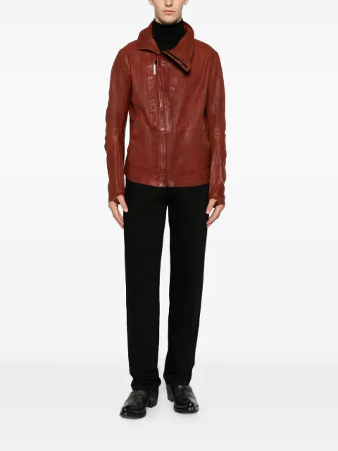 Isaac Sellam Experience zip-fastening leather jacket