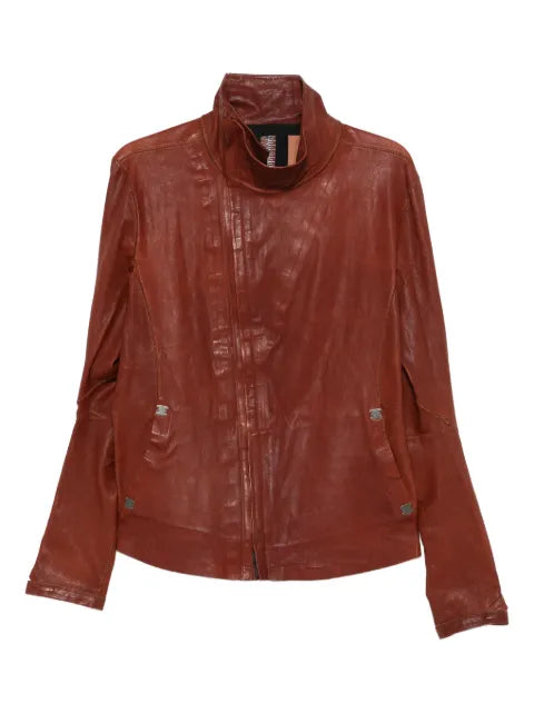 Isaac Sellam Experience zip-fastening leather jacket