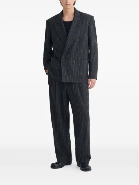 Nanushka Anselm pinstripe double-breasted blazer