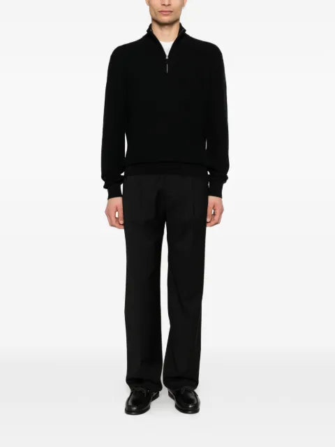 Zegna zip neck sweater