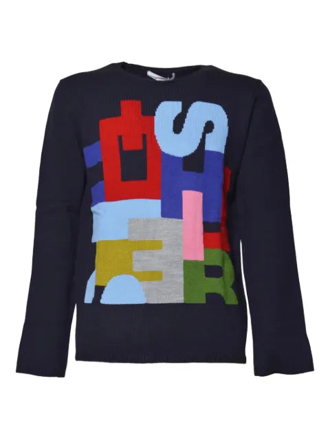 Comme Des Garçons Shirt graphic-print crew-neck sweater