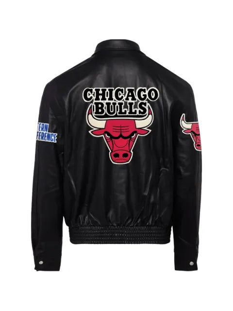 Jeff Hamilton chicago bulls appliquéd jacket