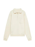 Fortela woven zip-up sweatshirt