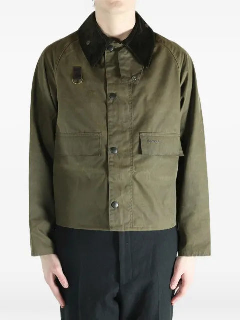 Barbour Spey slim waxed jacket