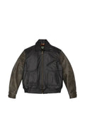Denim Tears colour-block leather jacket