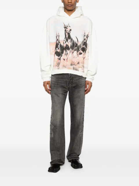 Represent dog-print hoodie