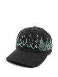 AMIRI flame-embroidered baseball cap