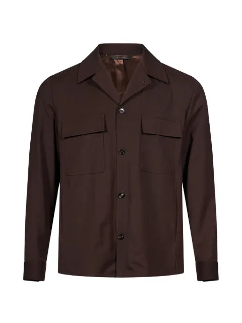 Briglia 1949 John button-up chest-pocket jacket