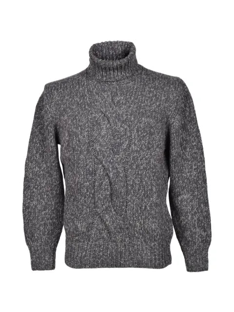 Brunello Cucinelli cable-knit roll-neck sweater