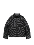 Casablanca black quilted down puffer jacket