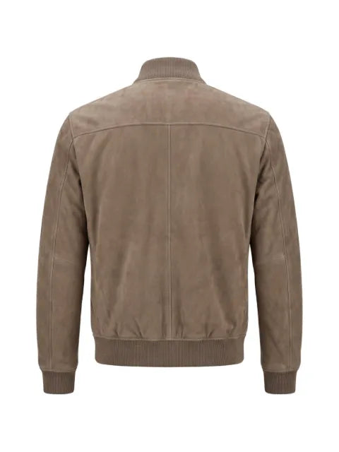 Moorer suede bomber jacket