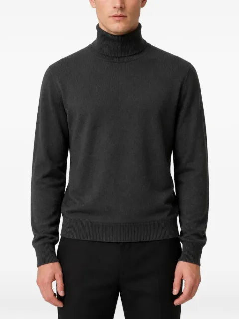 RETORI argyle-detail roll-neck sweater