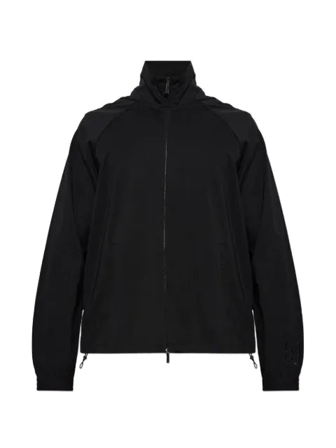 Emporio Armani full-zip sweatshirt in lyocell blend interlock jersey