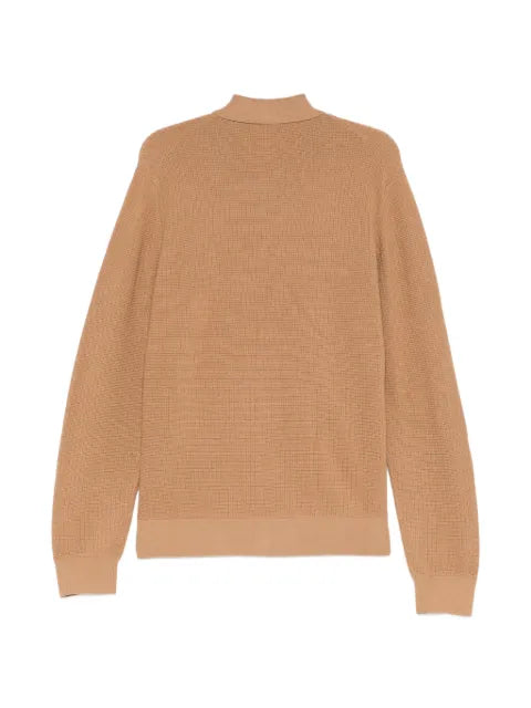 BOSS logo-patch cardigan