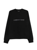 Emporio Armani logo-print cotton sweatshirt