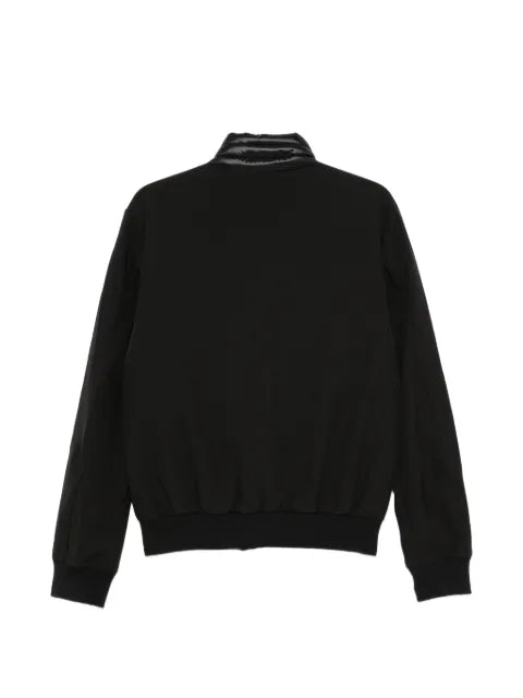 Karl Lagerfeld quilted-panel zip-up jacket
