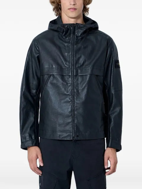 Stone Island 0100001 leather organza