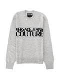 Versace Jeans Couture logo-intarsia knitted sweater