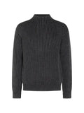 04651 / A TRIP IN A BAG ribbed-knit mock-neck sweater