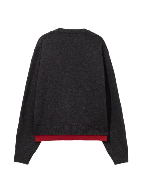 TONYWACK V-neck layered cardigan
