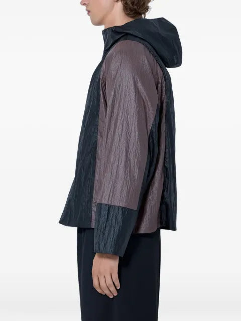 Kiko Kostadinov crinkled colour-block jacket