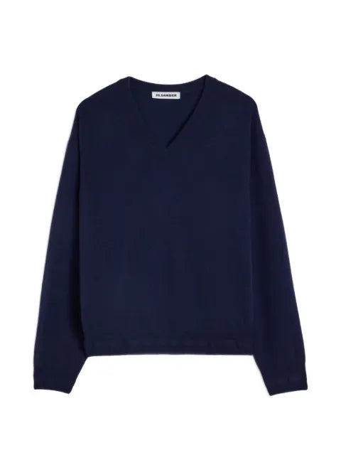 Jil Sander cashmere V-neck sweater
