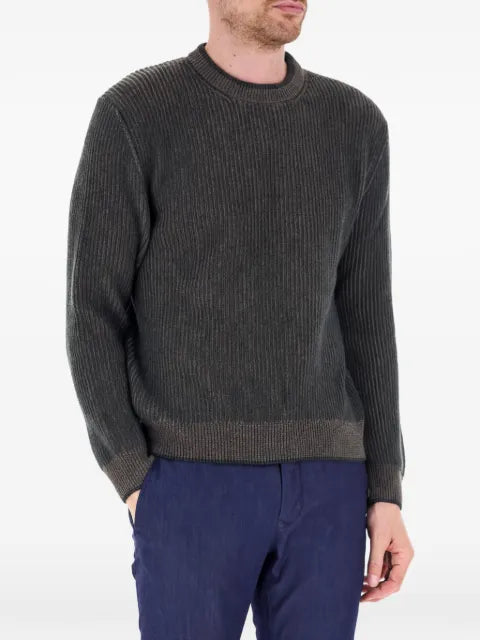 Paul & Shark ribbed-knit crew-neck sweater