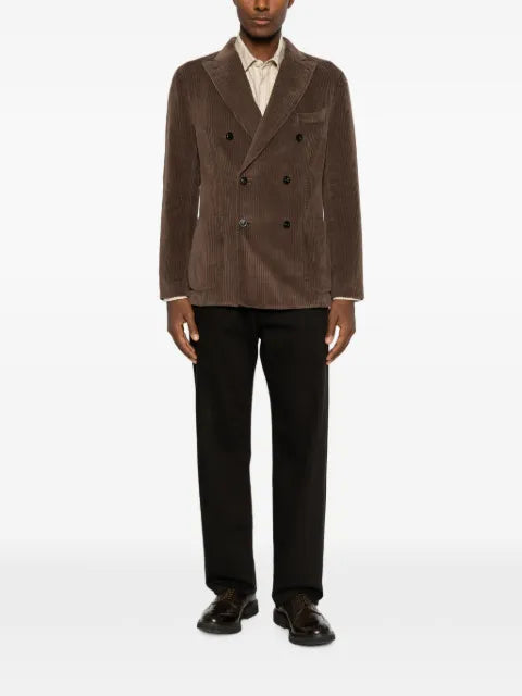 Boglioli double-breasted corduroy jacket