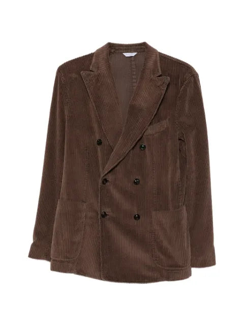Boglioli double-breasted corduroy jacket