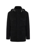 TOM FORD hooded suede jacket