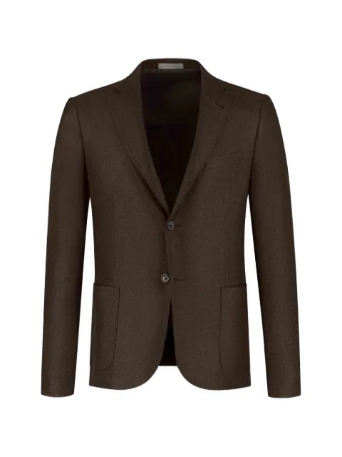Corneliani single-breasted notched-lapel blazer