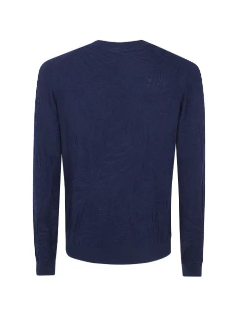 ETRO paisley-jacquard long-sleeve sweater