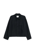 Arte Antwerp logo-embroidered zip-up jacket