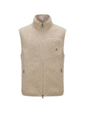 Moncler logo-patch brushed-effect gilet