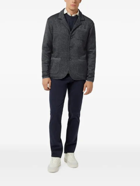 Paul & Shark button-fastening knitted blazer