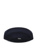 Borsalino flat-brim Vincenzo cashmere baseball cap