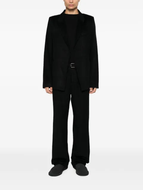 Frenckenberger peak-lapel suit blazer