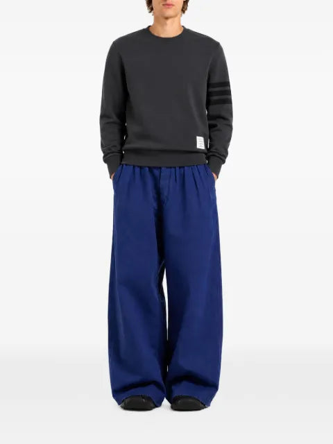 Thom Browne 4-Bar loopback cotton sweatshirt