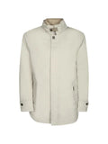 Moorer high-neck button-up jacket