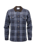 Ftc check-pattern button-up shirt jacket