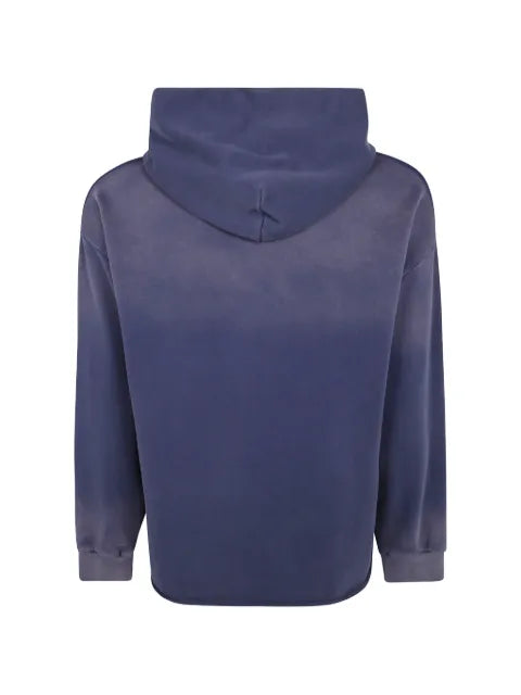 FOUND logo-embroidered lion-patch hoodie