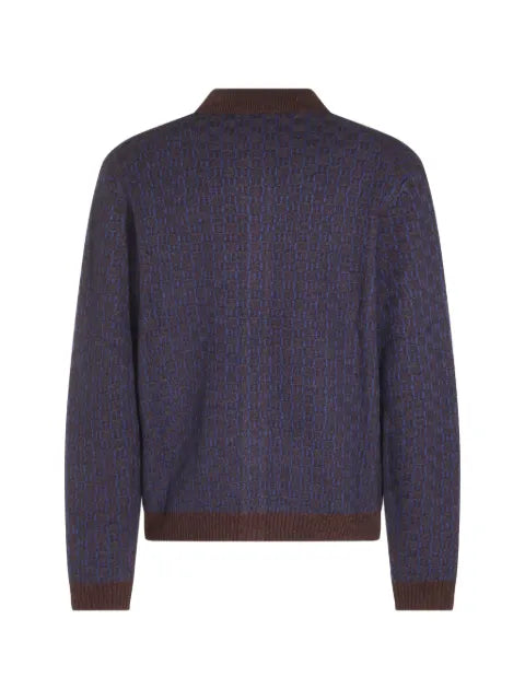 NN07 Thor checked button-up cardigan