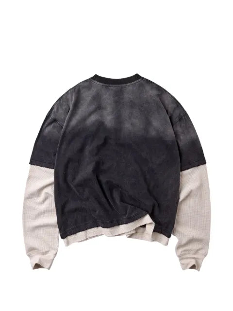 Vale Big Brother layered-sleeve sweater