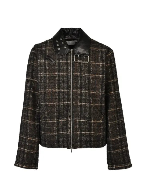 AV Vattev detachable-collar wool jacket