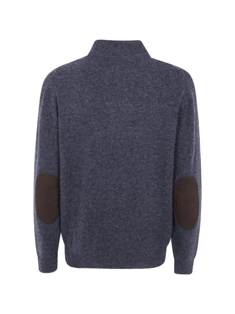 Barbour button-fastening cardigan