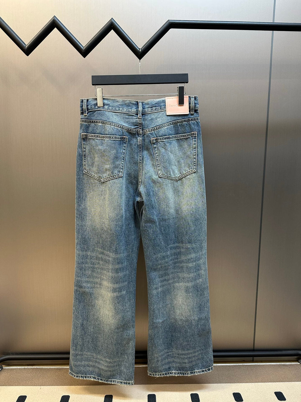 Acne Studios Distressed Wide‑Leg Denim Jeans