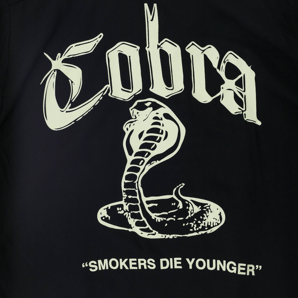 Black Cobra Button-Up Shirt