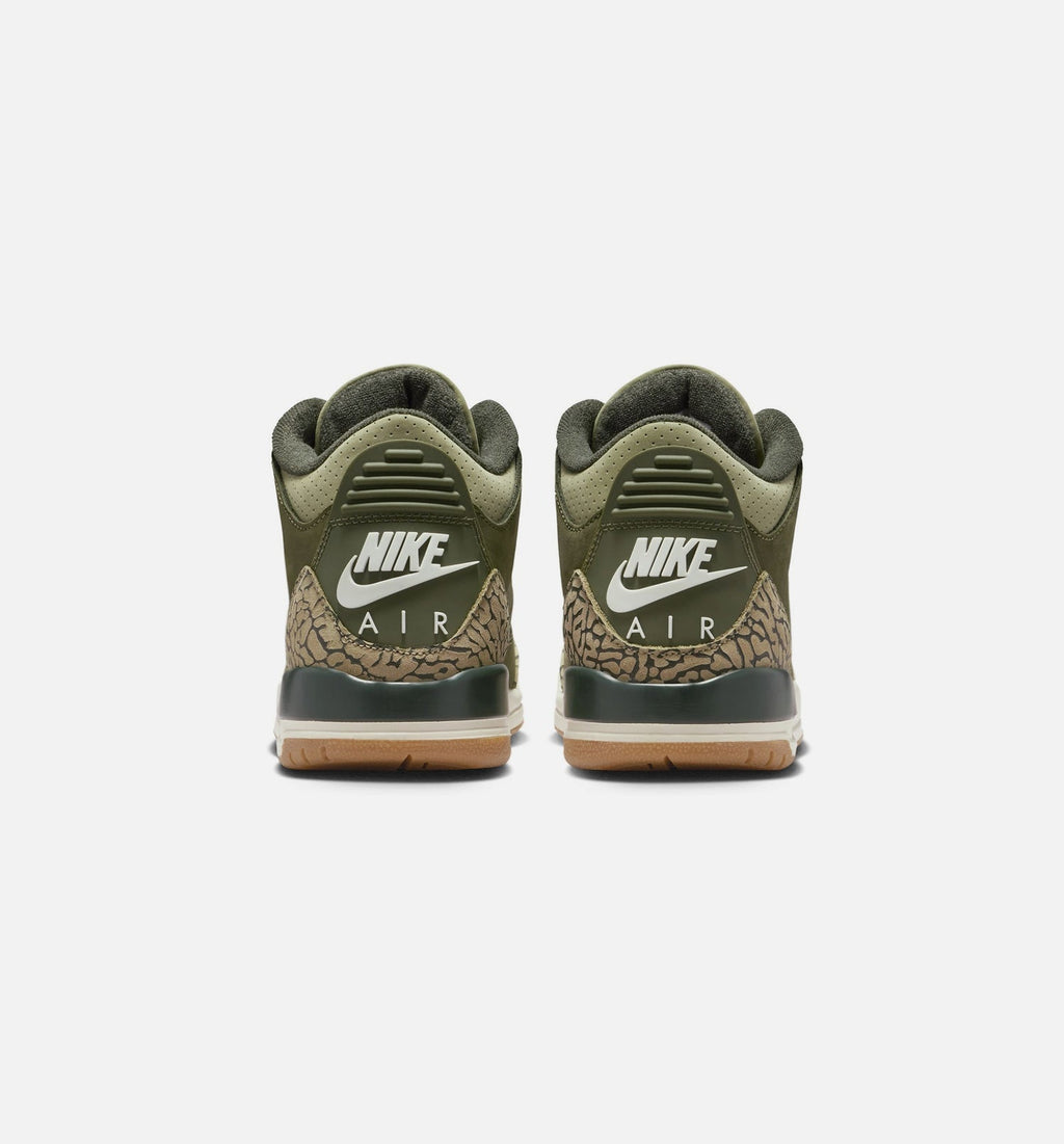 Air Jordan 3 Retro Medium Olive Big Kids' Lifestyle Shoes - Medium Olive/Sequoia/Neutral Olive/Sail