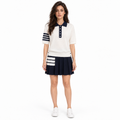 Thom Browne Women's Short-Sleeved Polo Shirt