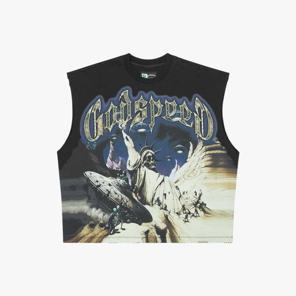 GodSpeed The Landing Sleeveless Black